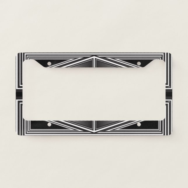 Optics thru Shapes  License Plate Frame (Front)