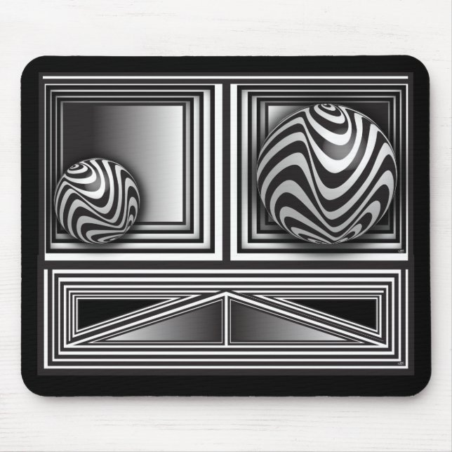Optics thru Shapes  Mouse Pad (Front)