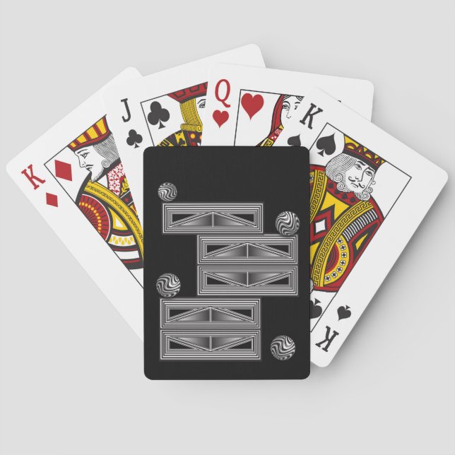 Optics thru Shapes Poker Cards (Back)