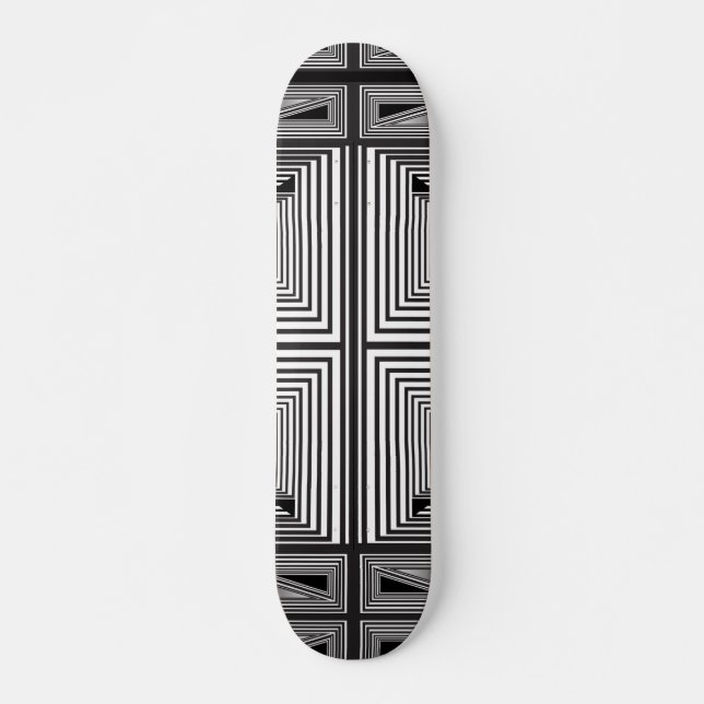 Optics thru Shapes  Skateboard (Front)