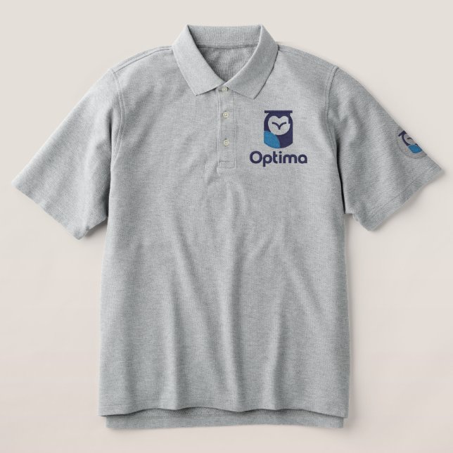 Optima Men's Polo (Design Front)