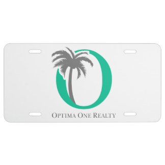 Optima One License Plate