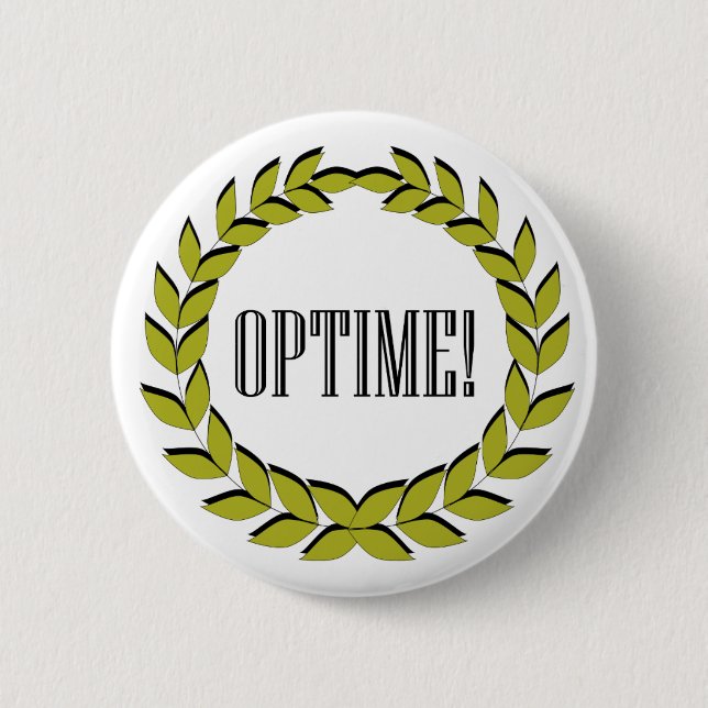Optime! Excellent job! Button (Front)