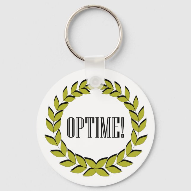 Optime! Excellent job! Keychain (Front)
