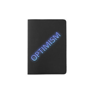 Optimism concept. passport holder