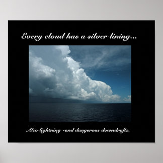 Optimism Demotivational Poster Print