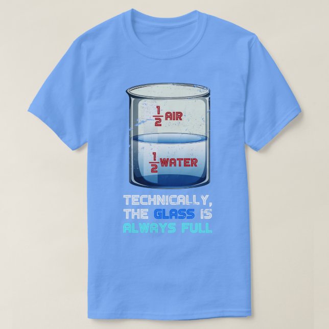 Optimism Funny Physics T-Shirt (Design Front)