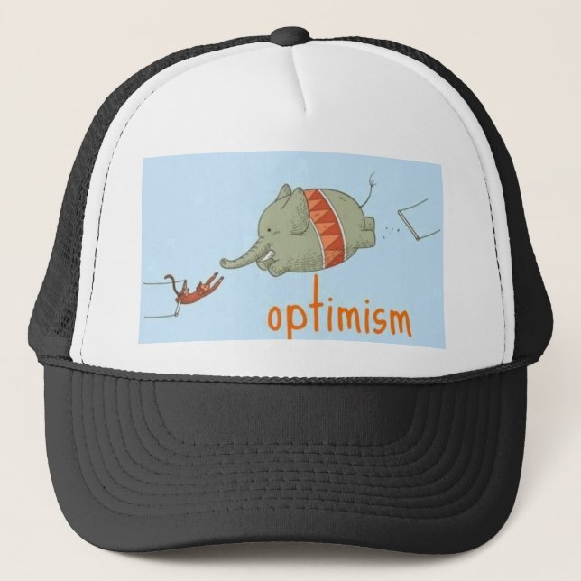 optimism hat for every one ! (Front)