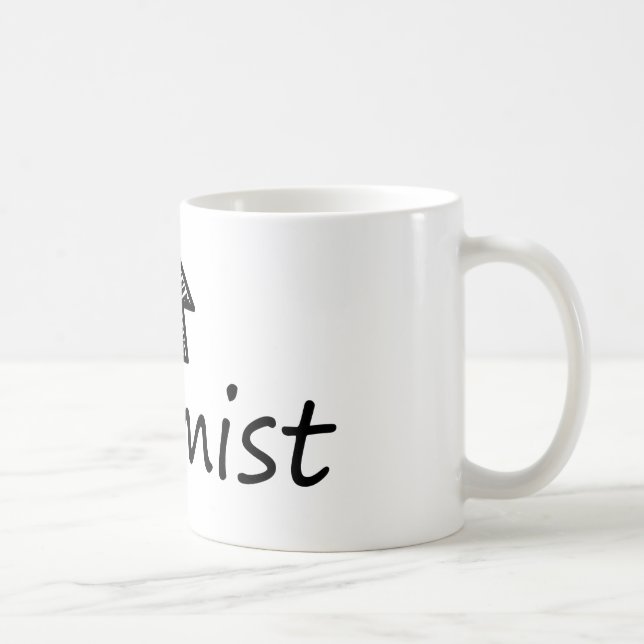 'optimist' Mug (Right)