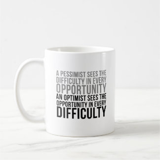 Optimist Quotes Coffee Mug