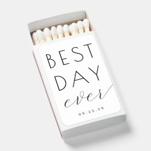 Optimistic Black Minimalist Wedding Matches