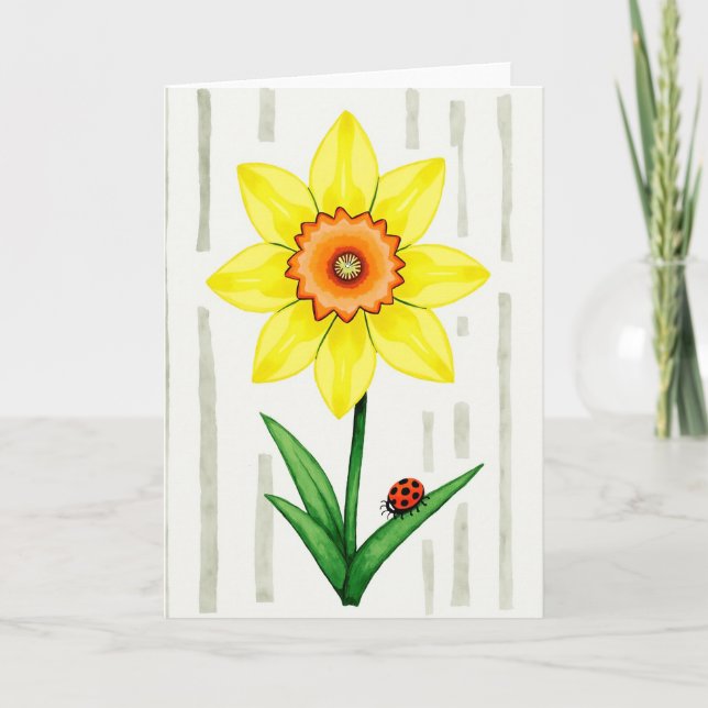 Optimistic Blossom Nature Card (Front)