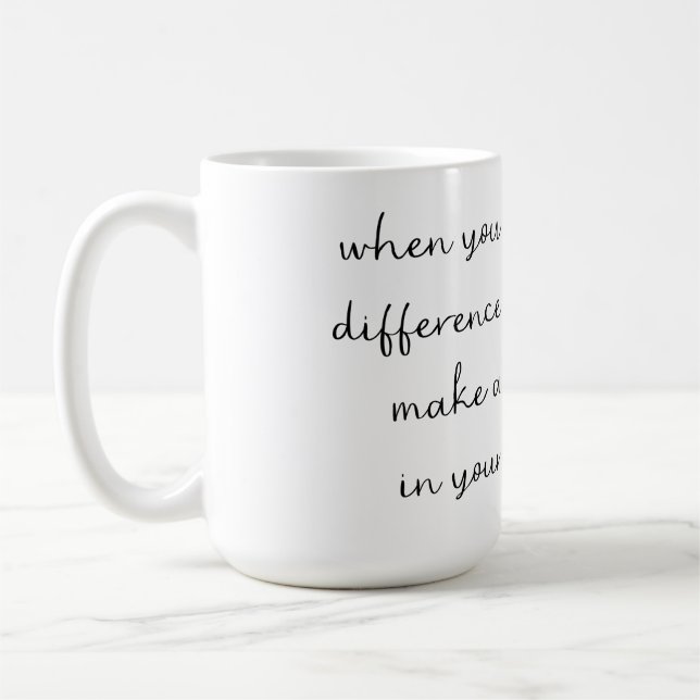 Optimistic Coffee Mug (Left)