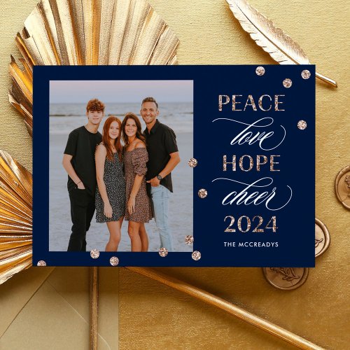 Optimistic Mood Happy New Year Card