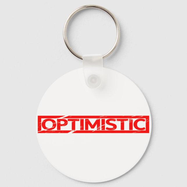 Optimistic Stamp Keychain (Front)