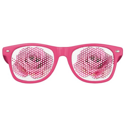 Optimists Rose Colored Party Glasses