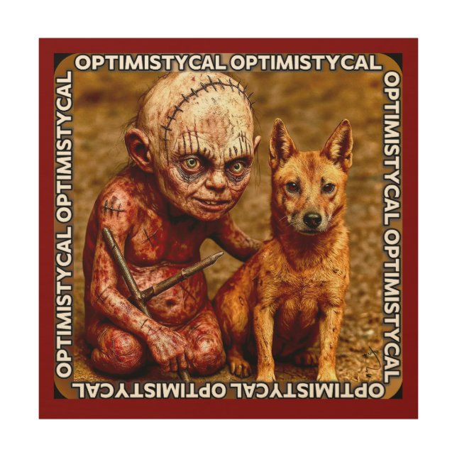 Optimistycal | LIKE YOU Collection Wood Wall Art (Front)