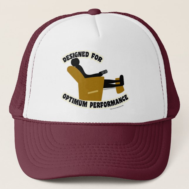 Optimum Performance Funny Relax Time Epic Trucker Hat (Front)