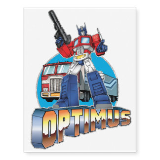OPTIMUS TRUCK TEMPORARY TATTOOS
