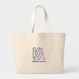 Option 2 (Gift Focus): Personalized Monogram Initi Large Tote Bag