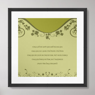Optional Frame AN OLD IRISH WEDDING Blessing Framed Art