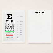 optometrist (Front & Back)