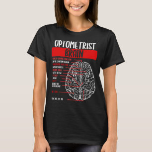 Optometrist Brain Eyeglass Whisperer Optician Must T-Shirt
