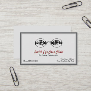 Optometrist Business Card