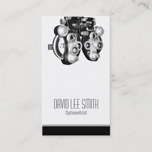 Customizable Optometrist Business Card
