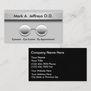 Optometrist Business Cards