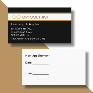 Optometrist Business Cards
