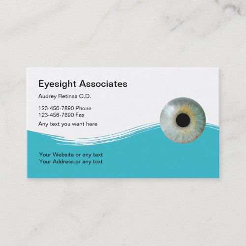 Optometrist Business Cards