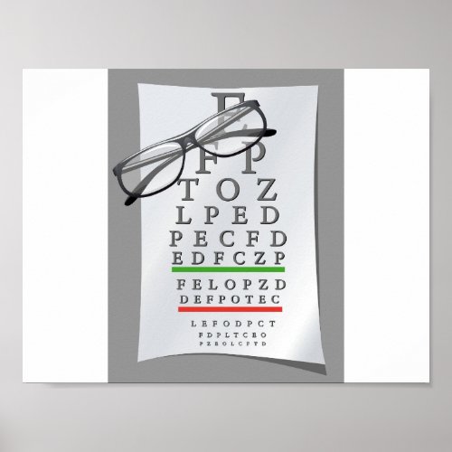 Optometrist Chart Poster