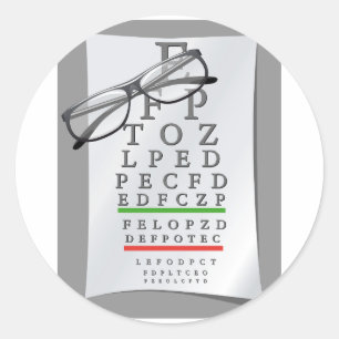 Optometrist Chart Stickers