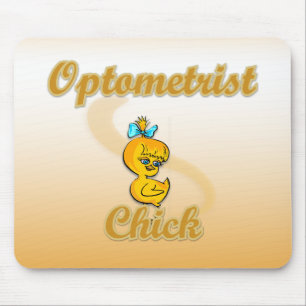 Optometrist Chick Mouse Pad