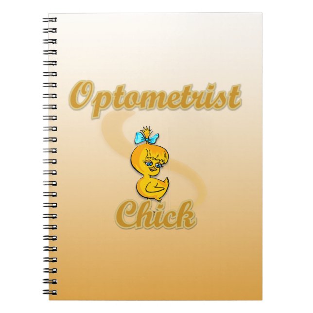 Optometrist Chick Notebook (Front)