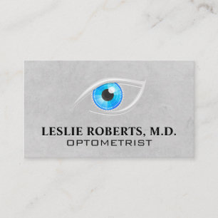 Optometrist Eye Close up Business Card