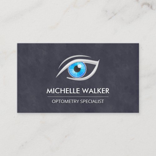 Optometrist  Eye Lens Logo Business Card