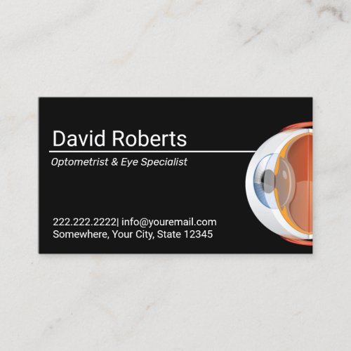 Optometrist  Eye Specialist Vision Care Business Card