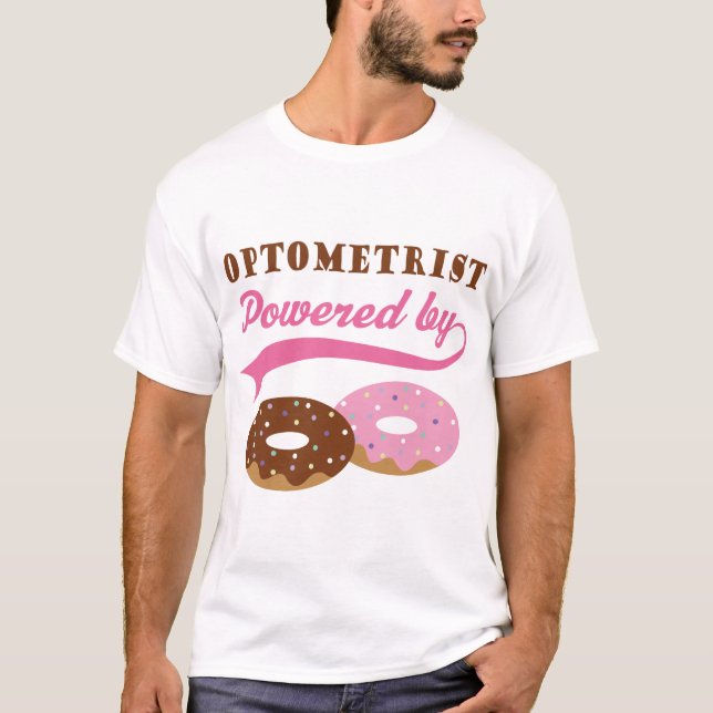 Optometrist Gift (Donuts) T-Shirt (Front)