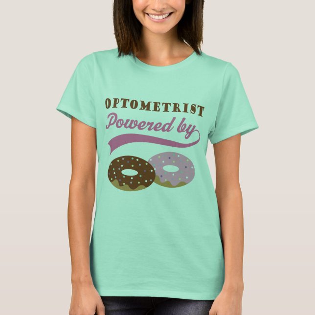 Optometrist Gift (Donuts) T-Shirt (Front)