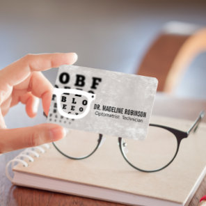 Optometrist | Glasses | Eye Exam and Tools Appointment Card