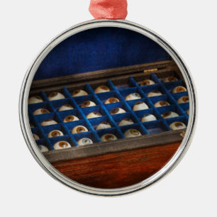 Optometrist - I've always had eyes for you Metal Ornament
