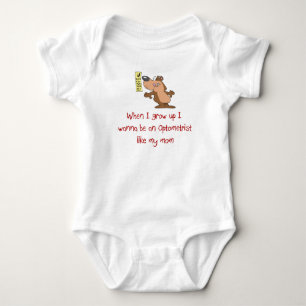 Optometrist Like My Mom Baby T-Shirt Bodysuit