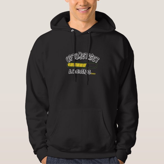 Optometrist Loading Future Optician Hoodie (Front)