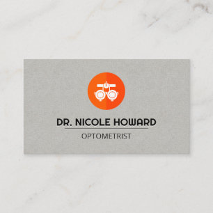 Optometrist Medical Doctor Health Care Business Card