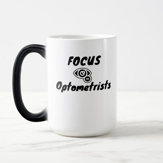 Optometrist mug, Optometry Student,  Color Morph Mug (Left)