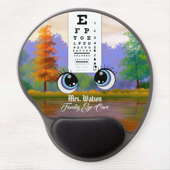 Optometrist Ophthalmologist  Gel Mouse Pad (Front)