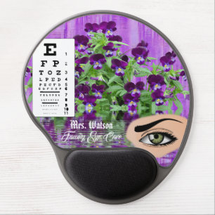 optometrist ophthalmologist gel mouse pad