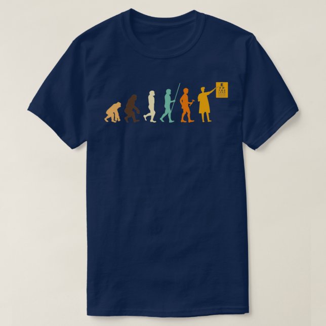 Optometrist Optician Optometry Ophthalmologist Evo T-Shirt (Design Front)